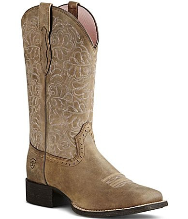 Ariat Women's Round Up Remuda Leather Western Mid Boots - 9.5 | Dillard's