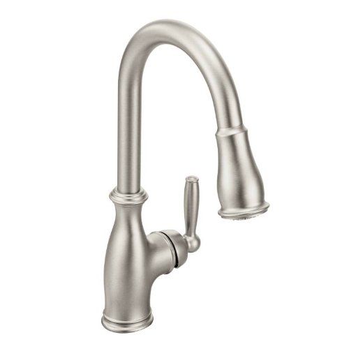 Moen Brantford One-Handle High Arc Pulldown Kitchen Faucet Featuring Reflex, Spot Resist Stainless ( | Amazon (US)