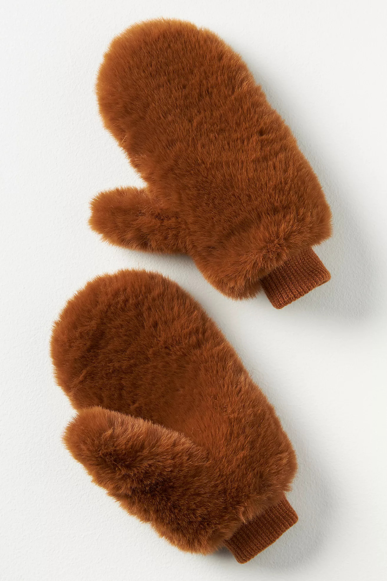 By Anthropologie Faux-Fur Mittens | Anthropologie (US)
