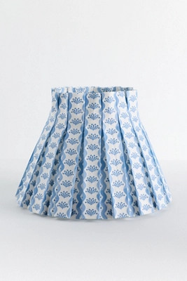 Cielle Home Box Pleat Fabric Lamp Shade and Slipcover | Anthropologie (US)