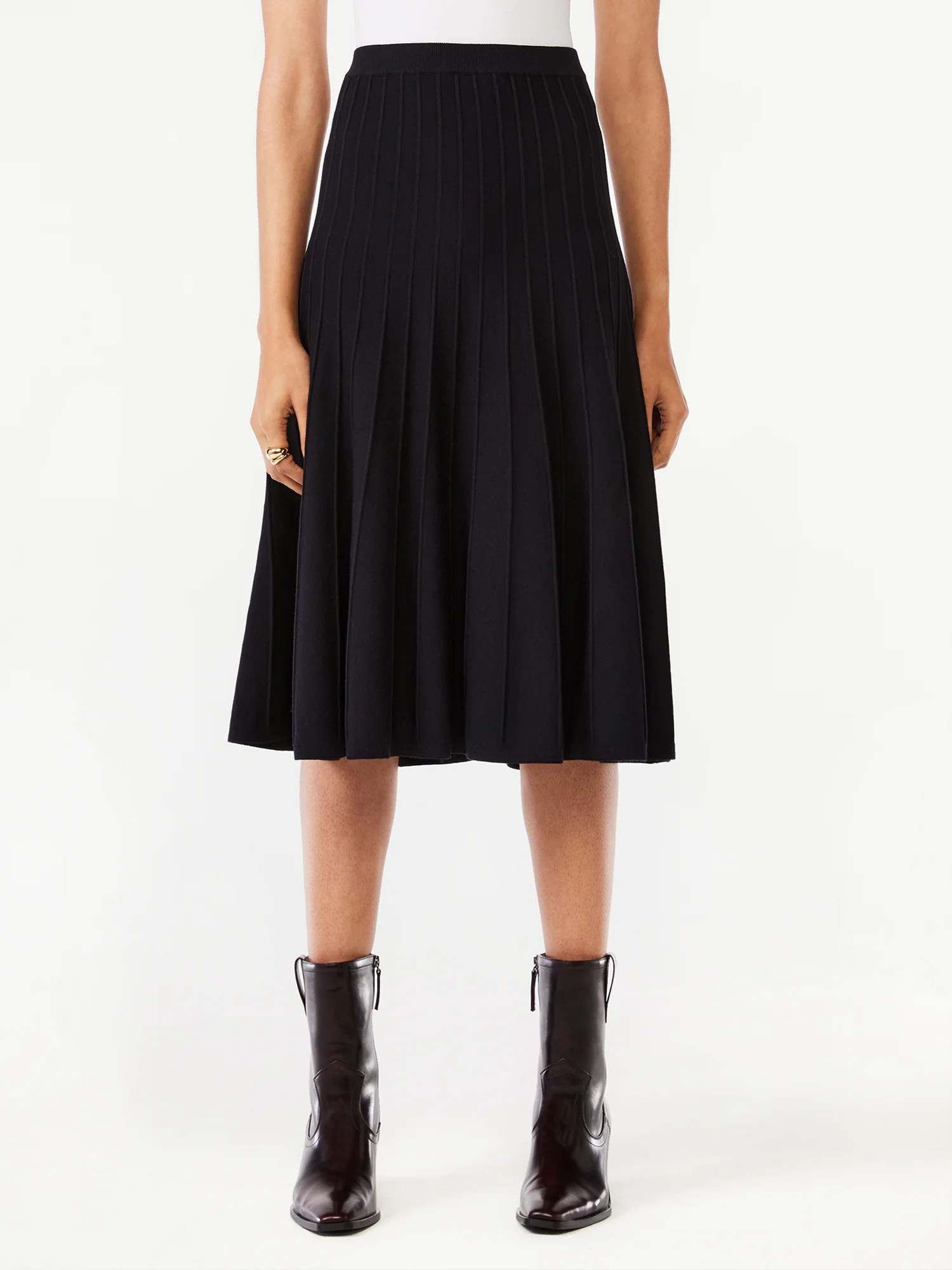 Scoop Women's Knit Midi Skirt | Walmart (US)