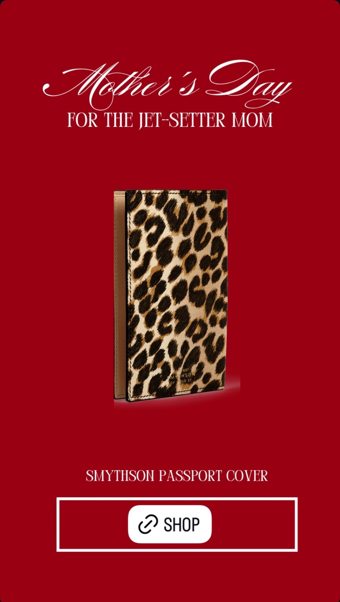 Mother’s Day — For the Jet-Setter

Leopard print passport cover!

#LTKTravel #LTKMothersDay