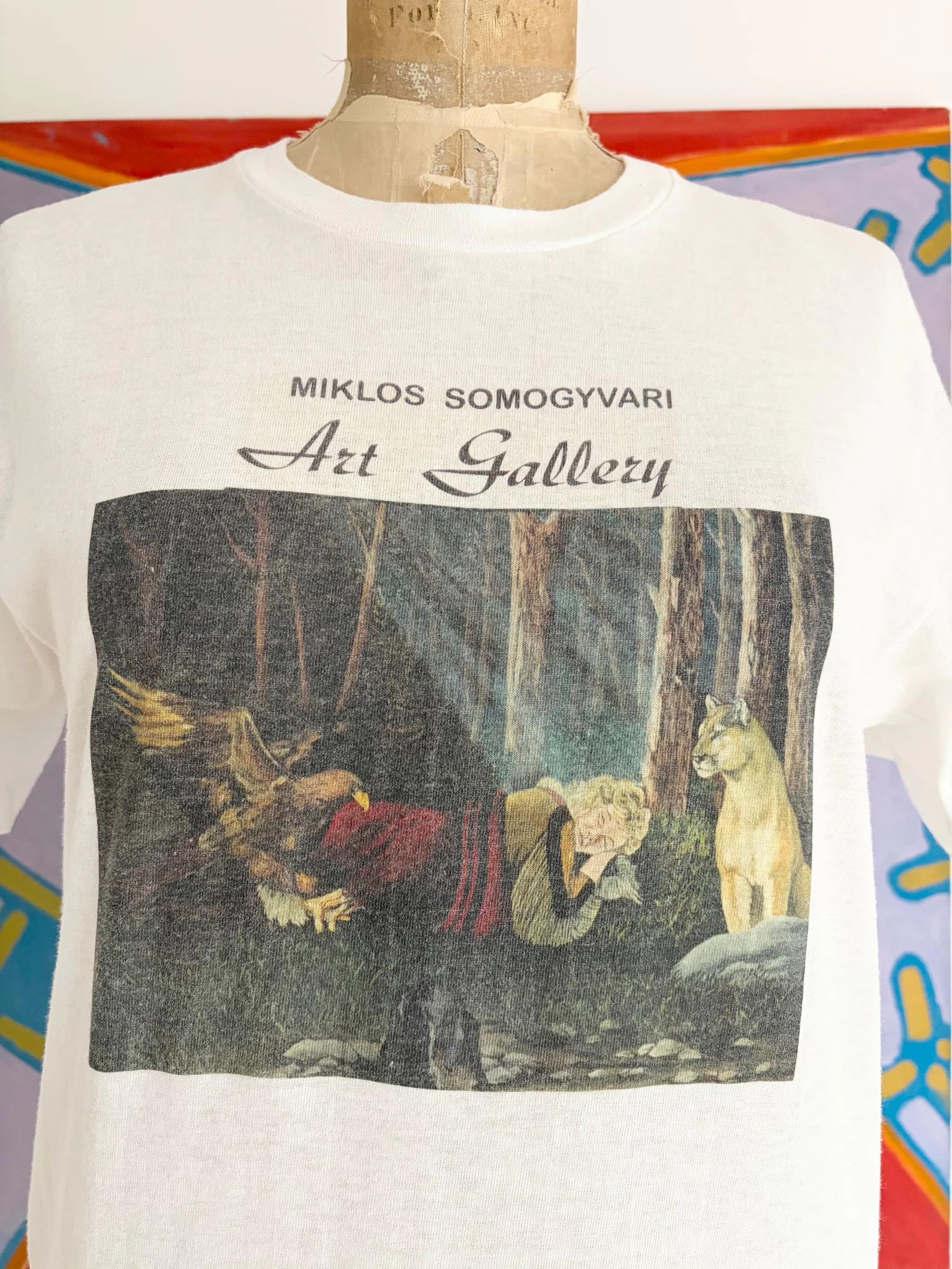 Vintage 80s Art Gallery Romanticism Painting T-shirt - Single Stitch Made in USA - Womens Med/ Me... | Etsy (US)