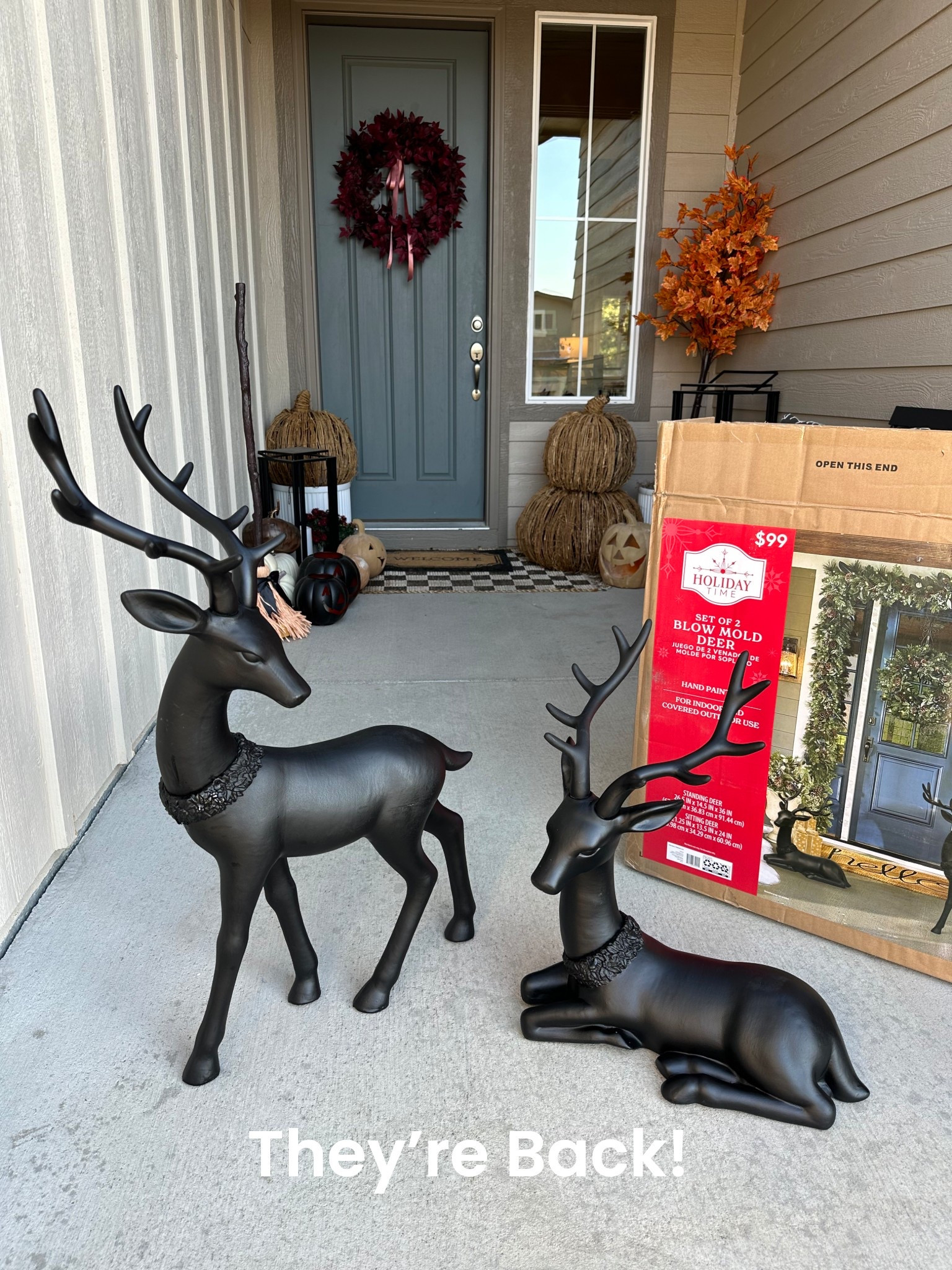 🦌The viral reindeer are back in stock for this Christmas season 🦌

#LTKStyleTip #LTKSeasonal #LTKHome