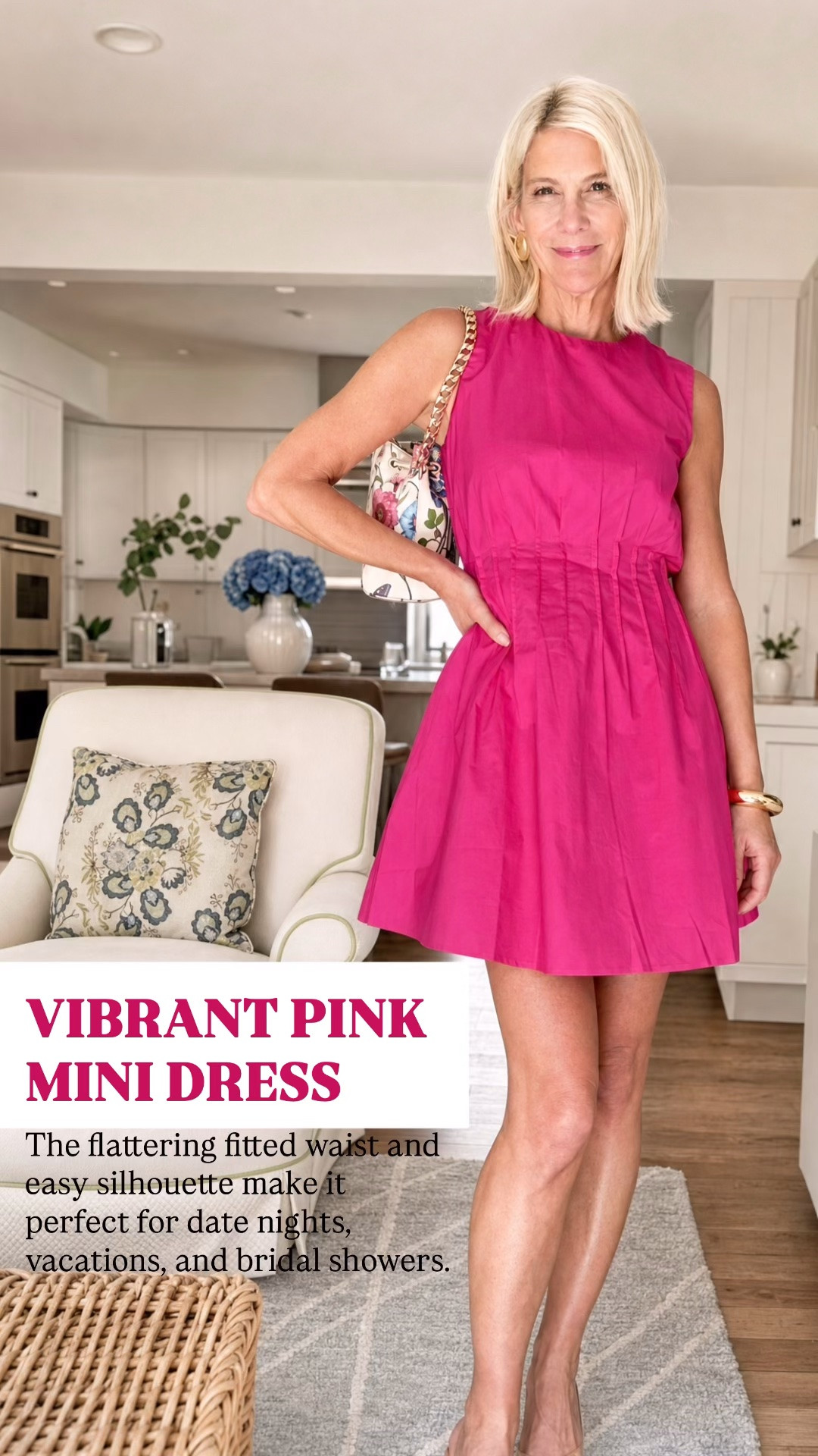 This vibrant pink mini dress is such a fun summer statement! The flattering fitted waist and easy silhouette make it perfect for date nights, vacations, bridal showers, or any occasion when you want to brighten up your wardrobe.

❤️ Heart = Support my posts
📌 Save = Get sale & restock alerts
🛍️ Follow me on LTK for more effortless everyday style.

#LTKootd #LTKOver40 #LTKSeasonal