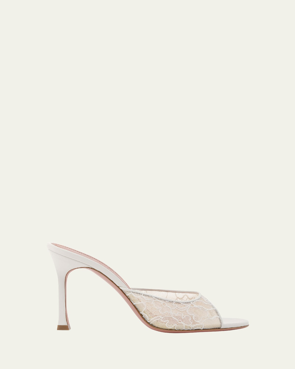 Alexa Lace Stiletto Mule Sandals | Bergdorf Goodman