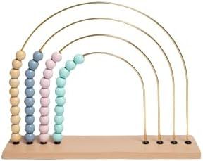 Hoky’s Hut Aesthetic XL Rainbow Abacus 14” x 11.25”- Montessori Toy for 1 Year Old & up 2-i... | Amazon (US)