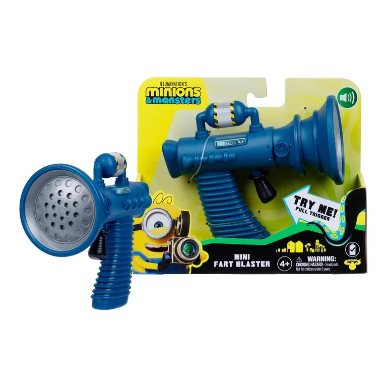 Minions & Monsters Mini Fart Blaster, 8 Silly Fart Sounds to Prank Family and Friends, Kids Won't... | Walmart (US)