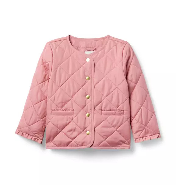 The Quilted Ruffle Cuff Jacket | Janie and Jack