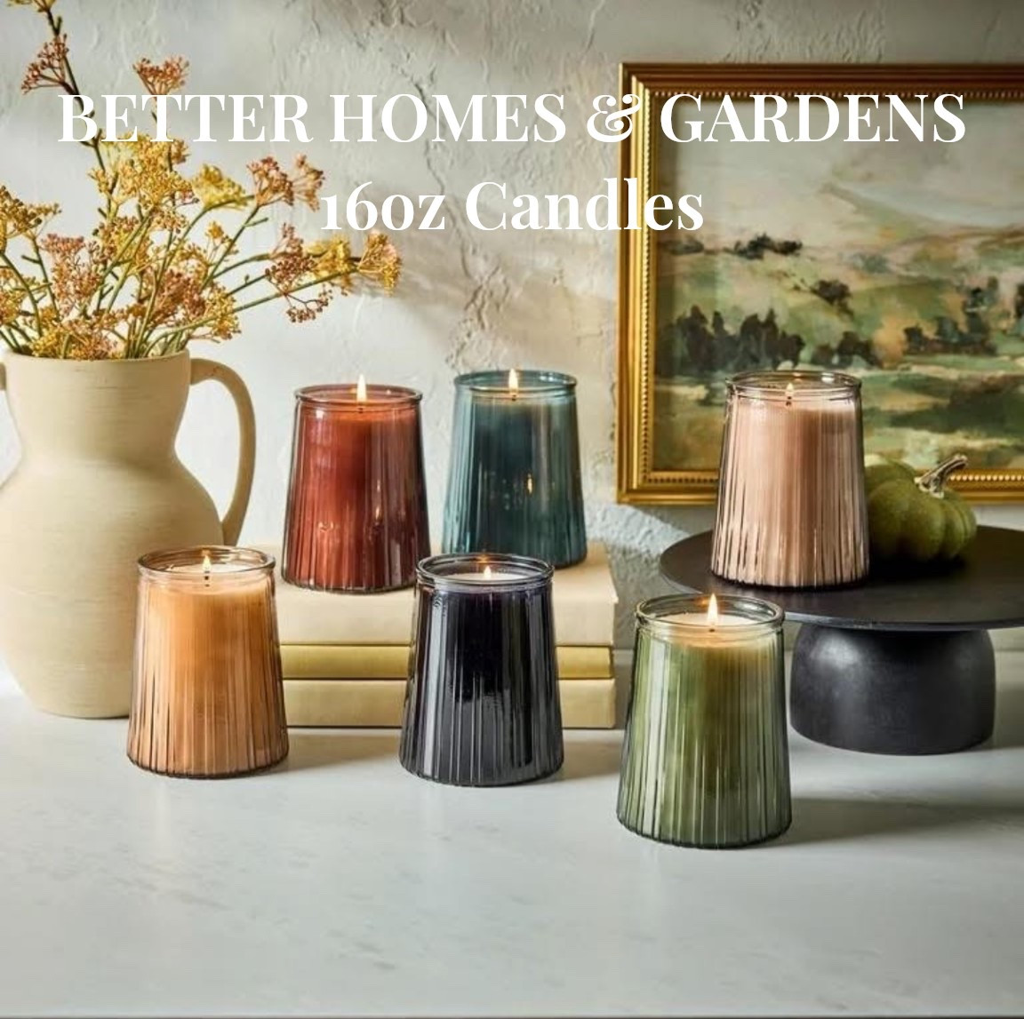 The prettiest candles😍 only $5 right now!! And they aren’t small — they’re 16.5 oz!! Run!!🏃🏼‍♀️🏃🏼‍♀️🏃🏼‍♀️

#LTKSaleAlert #LTKHome #LTKSeasonal