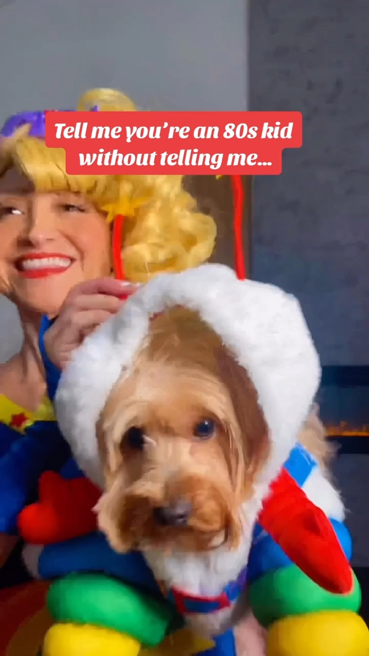 80s costume idea, dog Halloween costumes Rainbow Brite costume 

#LTKSeasonal #LTKOver40 #LTKHalloween