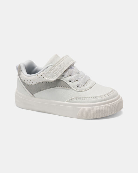 Toddler Boy Casual Shoes - White/Grey | Carter's | Carter's Inc