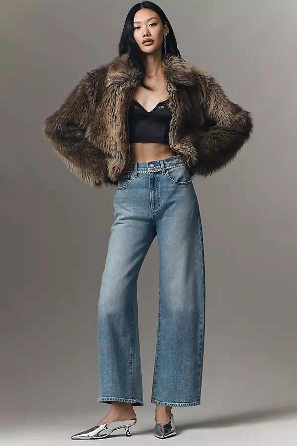 Arellia Ankle High-Rise Taper Jeans | Anthropologie (US)