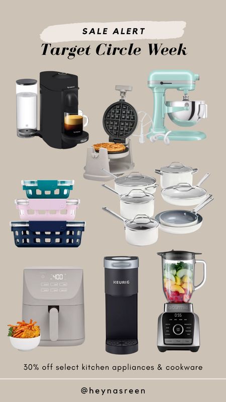 If you’re looking for a time to buy some kitchen appliances and cookware, the time is now! 30% off these favorites of mine at Target

#LTKsalealert #LTKfindsunder100 #LTKhome