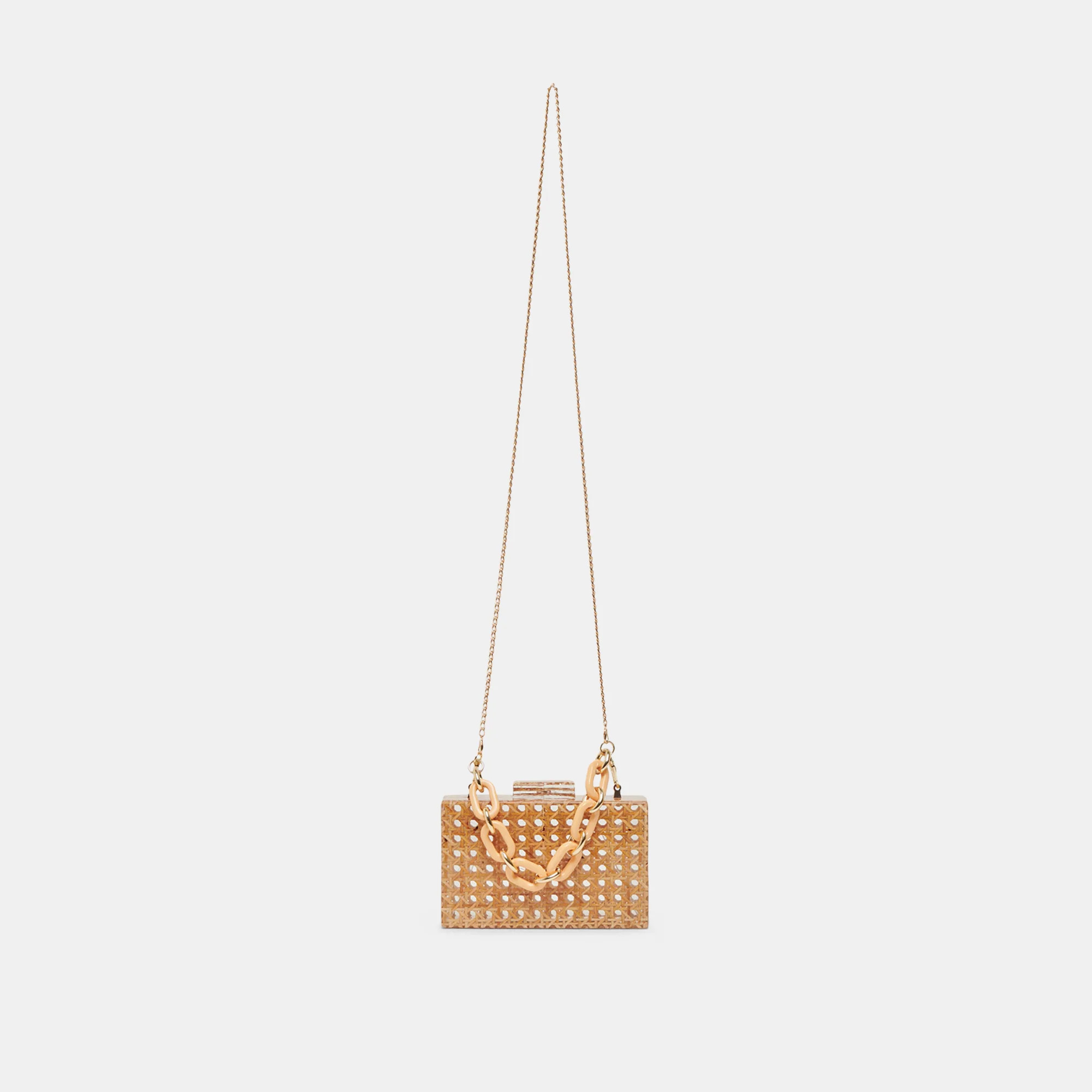 CANE CLUTCH NATURAL MULTI CANING | DolceVita.com
