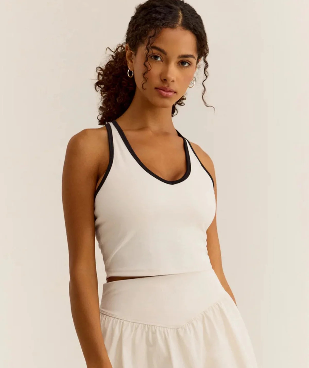 White Classic Racer Tank | Z Supply | Emmacate Boutique