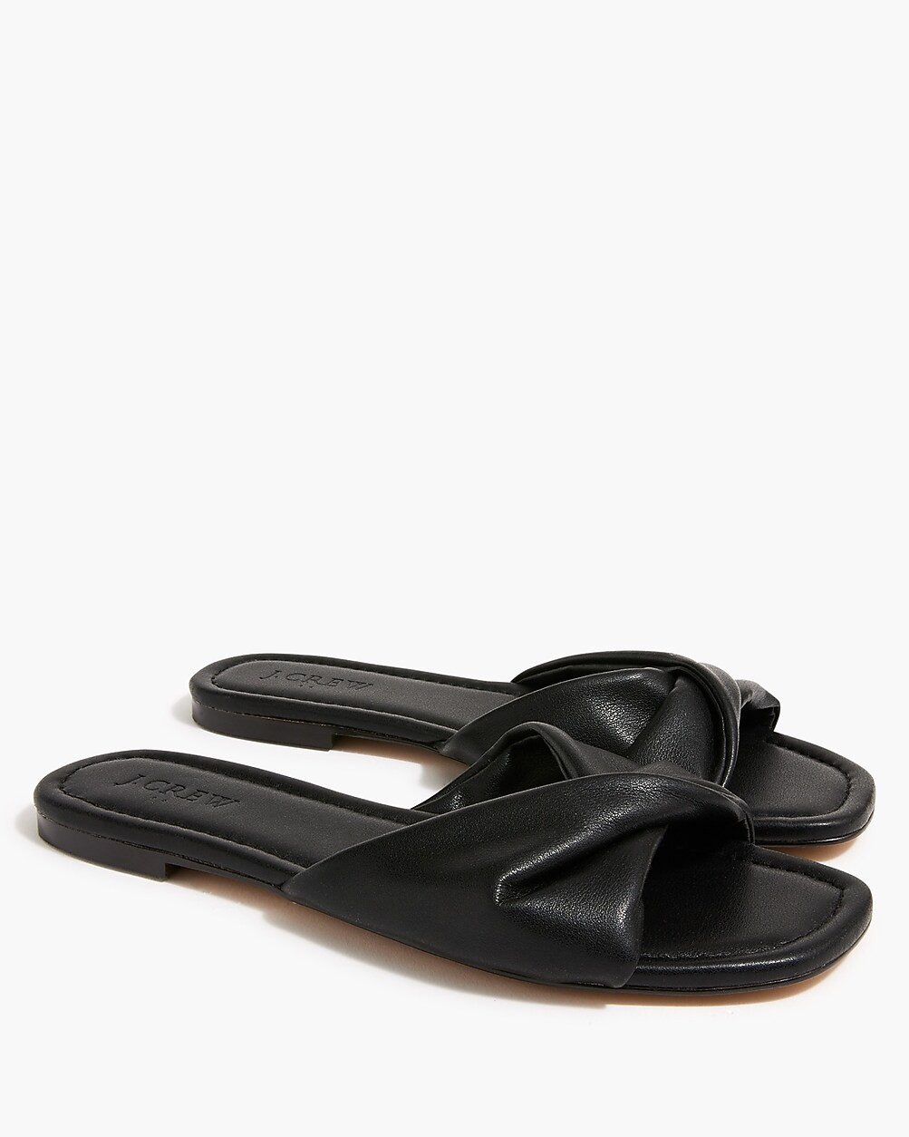 Twisted slide sandals | J.Crew Factory