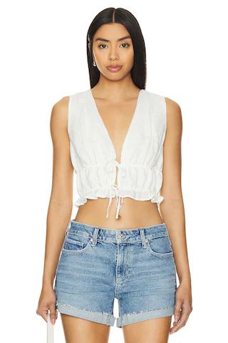 Air Linen Tie Front Top
                    
                    onia | Revolve Clothing (Global)