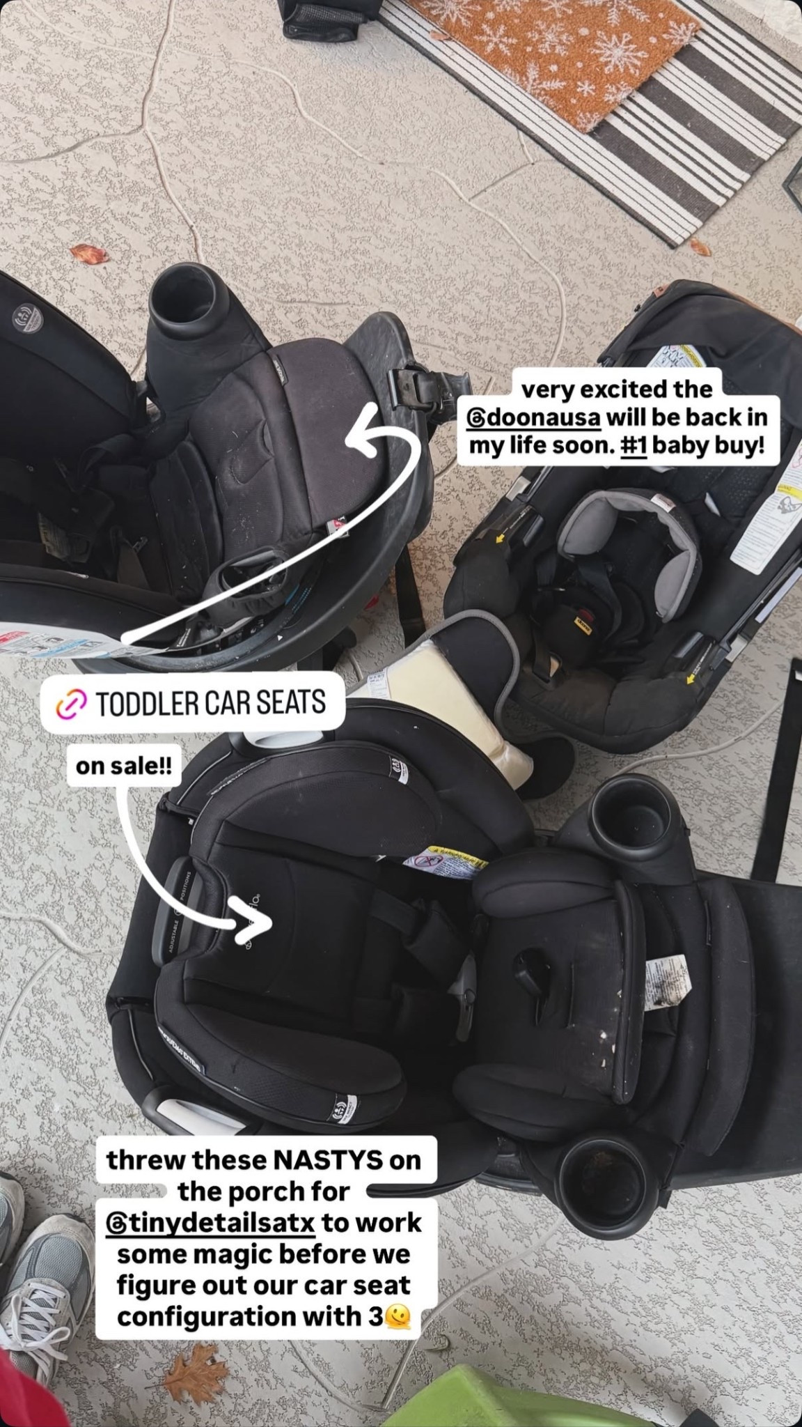 Our toddler car seats! 

#LTKKids