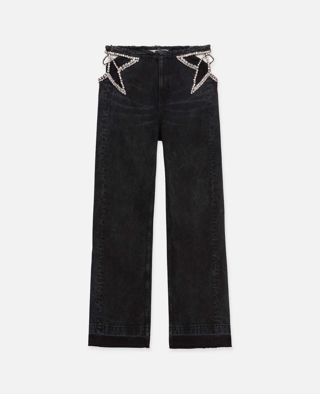 Star Cut-Out Low-Rise jeans | Stella McCartney (Global)
