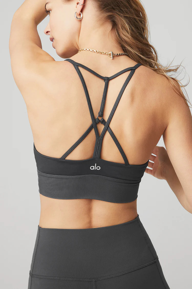 Lavish Bra - Anthracite | Alo Yoga (US)