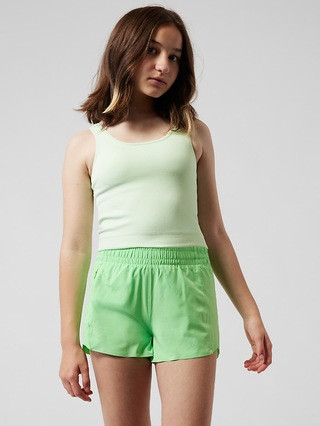 Athleta Girl Rise Above Rib Crop Tank | Athleta