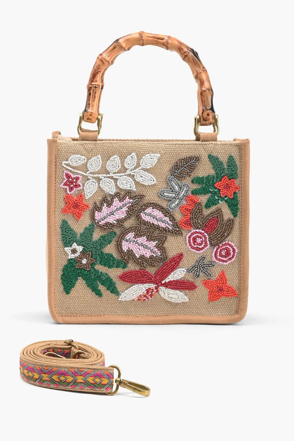 America and Beyond Floral Handbag | Social Threads