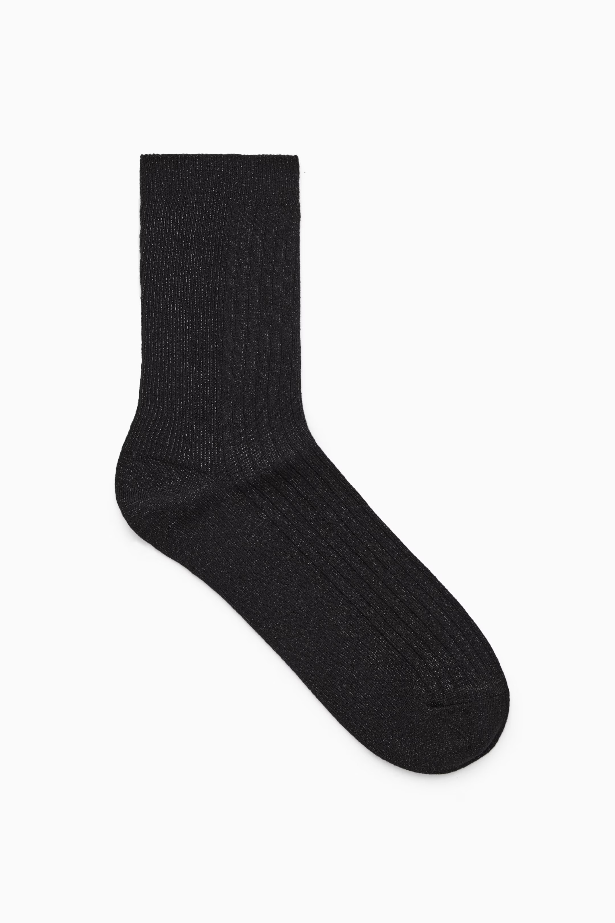 RIBBED LUREX SOCKS | COS (AU)
