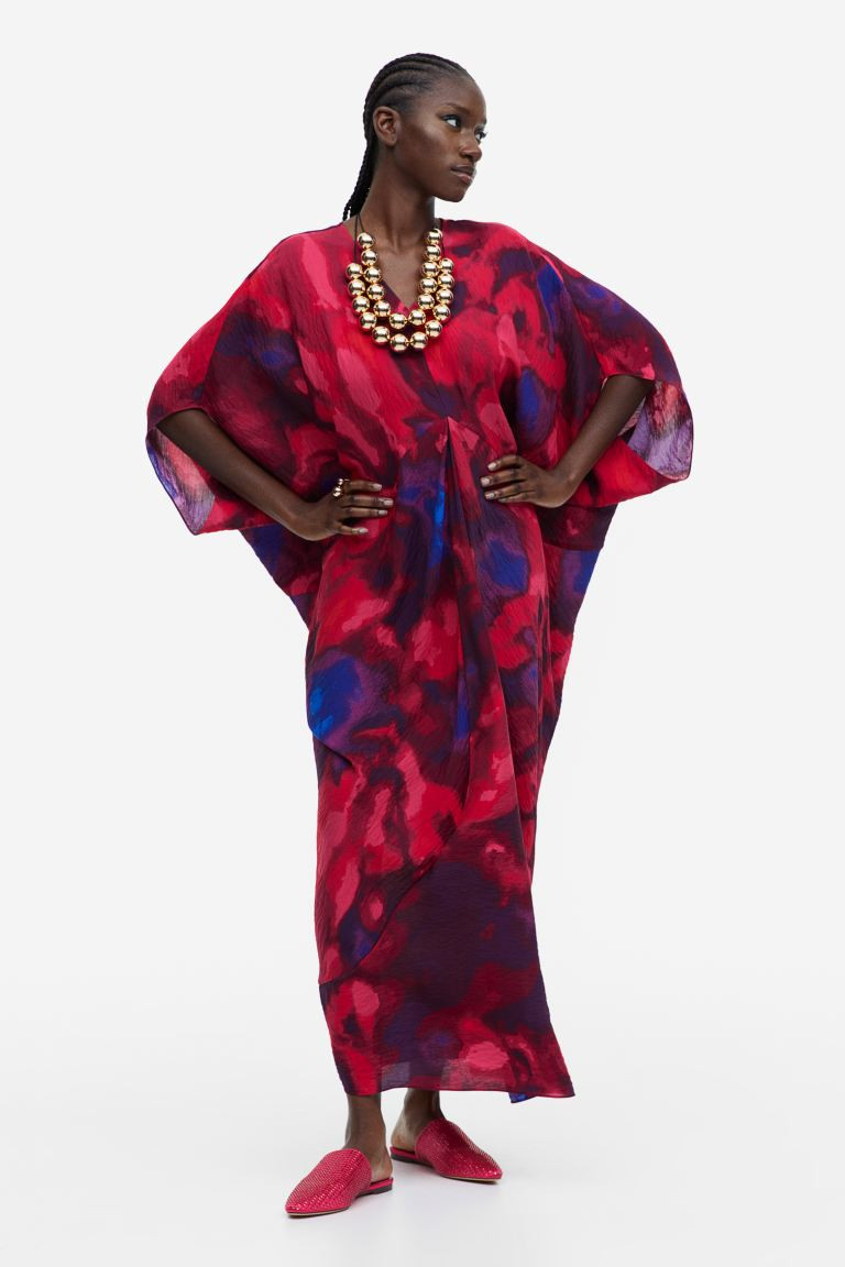 Kaftankleid aus Viskosemischung | H&M (DE, AT, CH, NL, FI)