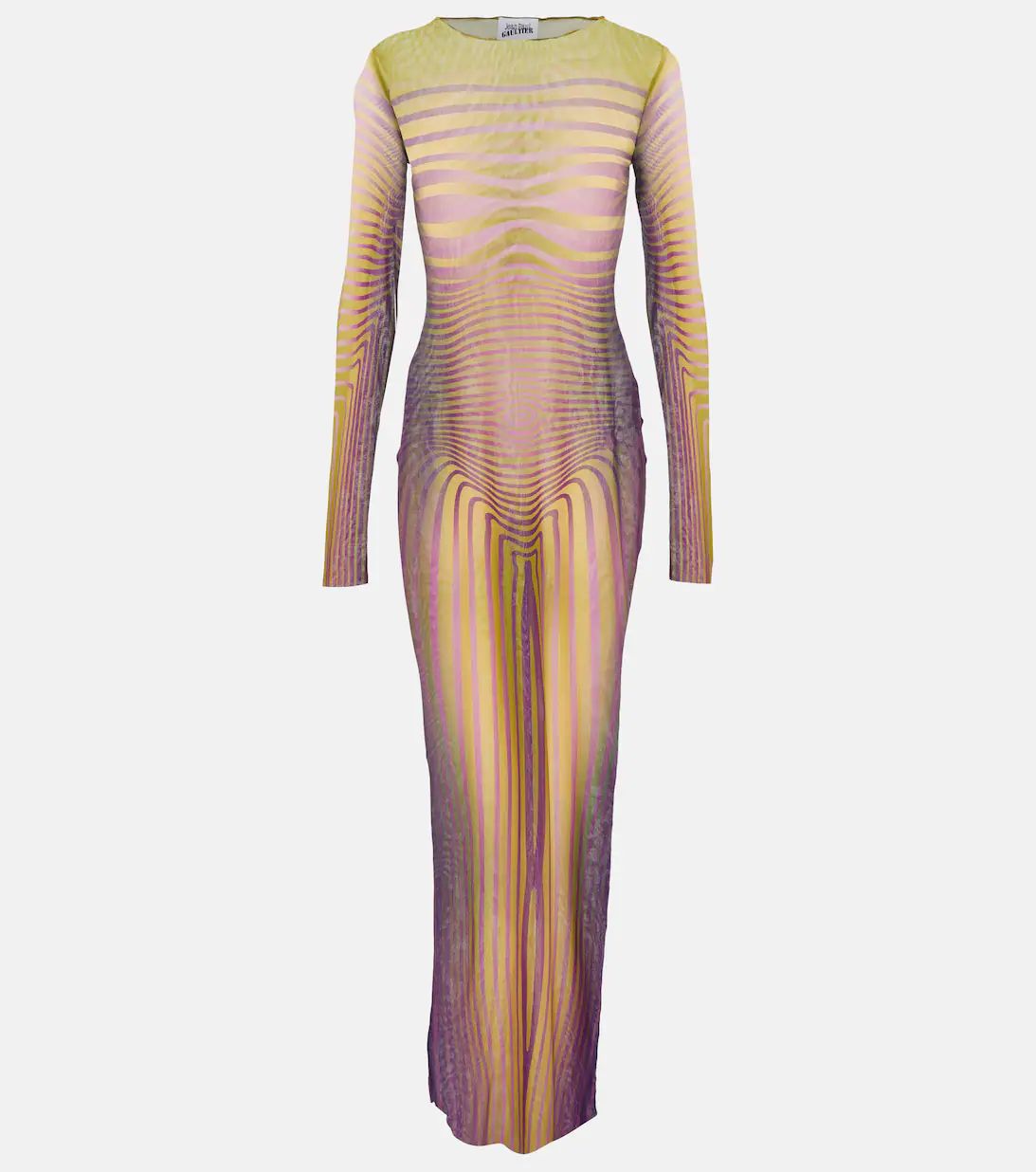 Striped mesh maxi dress | Mytheresa (US/CA)