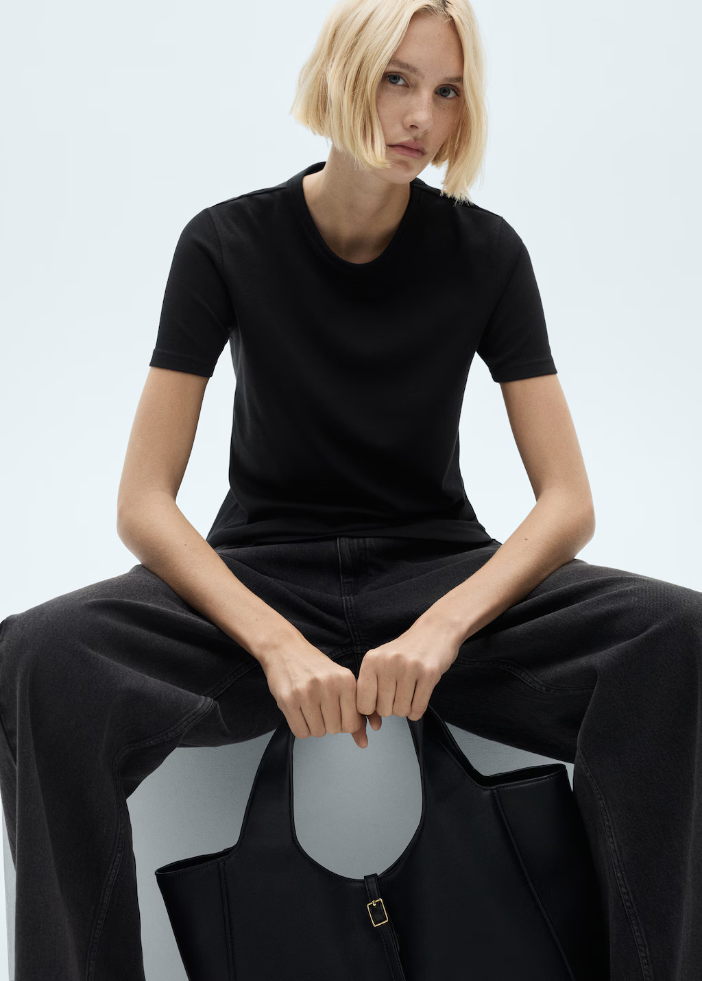 Short-sleeved cotton t-shirt | MANGO (US)