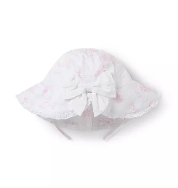 Baby Bunny Toile Sun Hat | Janie and Jack