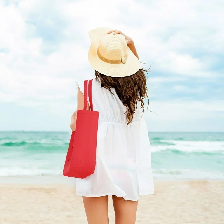 Rubber Beach Bag Waterproof Sandproof Outdoor Tote Bag Portable Travel Bag Beach Sports Waterproo... | Walmart (US)