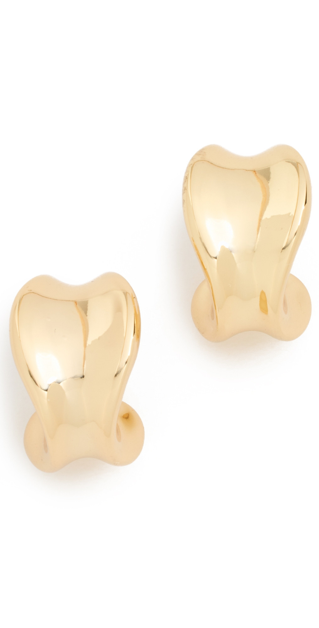JENNY BIRD Chunky Doune Hoops High Polish Gold One Size | Shopbop