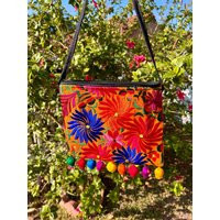 Mexican Embroidered Purse, Floral Purse, Floral Bolsa Mexicana | Etsy (US)