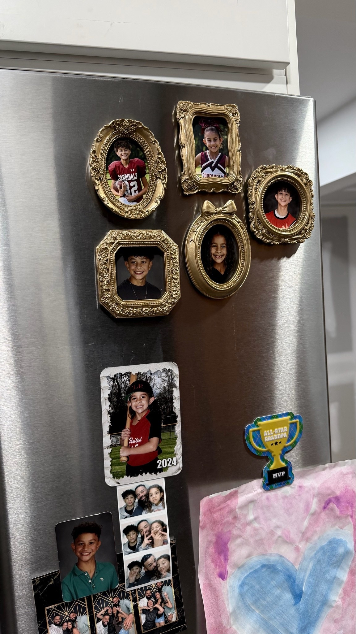 Getting some things done around the house and I have had these cute magnetic frames laying around and finally got to them!

#LTKmomlife #LTKHome #LTKKids