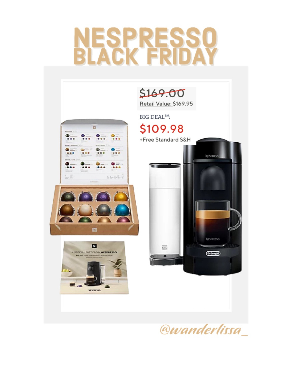 Nespresso Black Friday Deal! Plus a $50 voucher to use towards Nespresso pods!

#LTKCyberweek #LTKGiftGuide #LTKHoliday