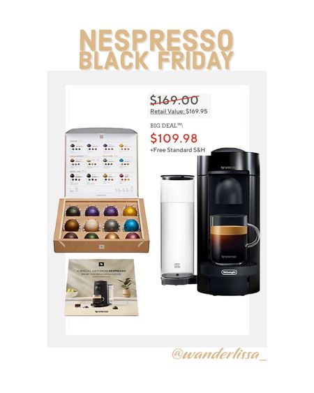 Nespresso Black Friday Deal! Plus a $50 voucher to use towards Nespresso pods!

#LTKCyberweek #LTKGiftGuide #LTKHoliday