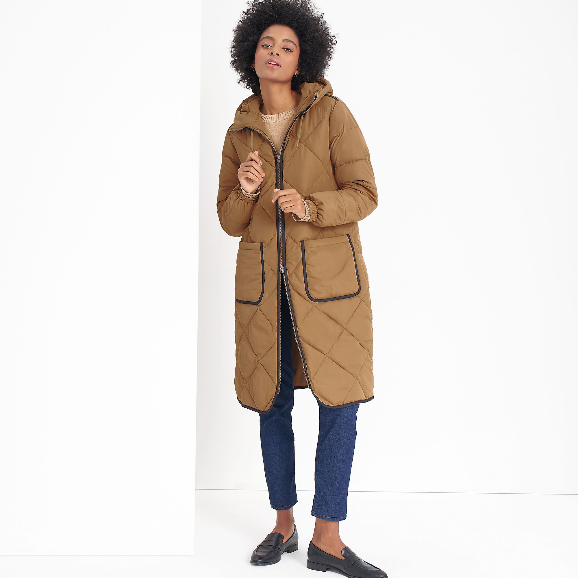 Women's Petite Insulated Quilted Primaloft ThermoPlume Maxi Winter Coat | Lands' End (US)