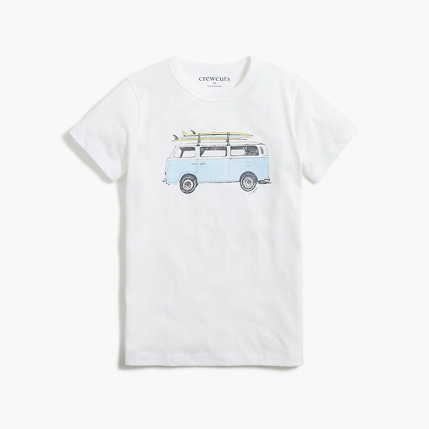 Boys' surfer van graphic tee | J.Crew Factory