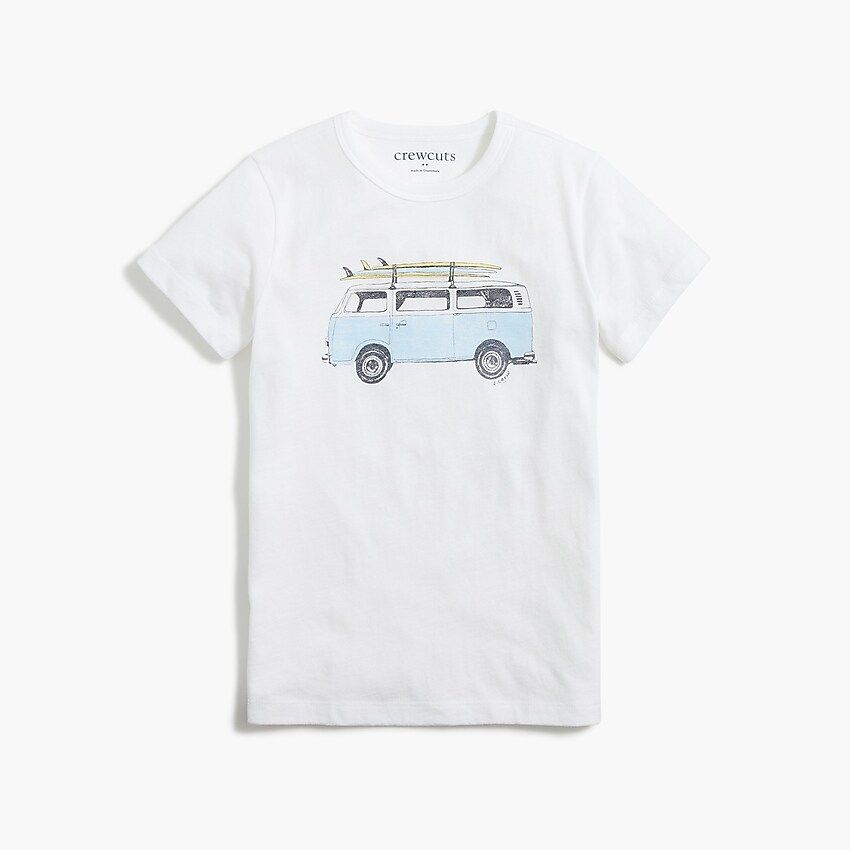 Boys' surfer van graphic tee | J.Crew Factory