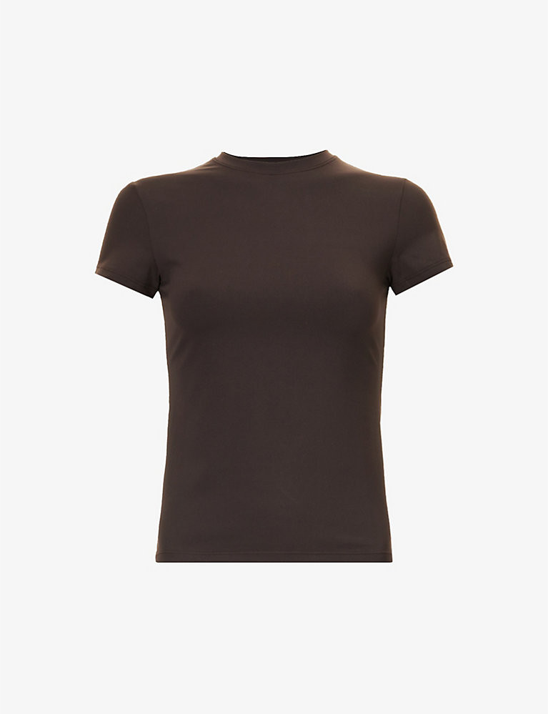 Ultimate slim-fit stretch-woven T-shirt | Selfridges