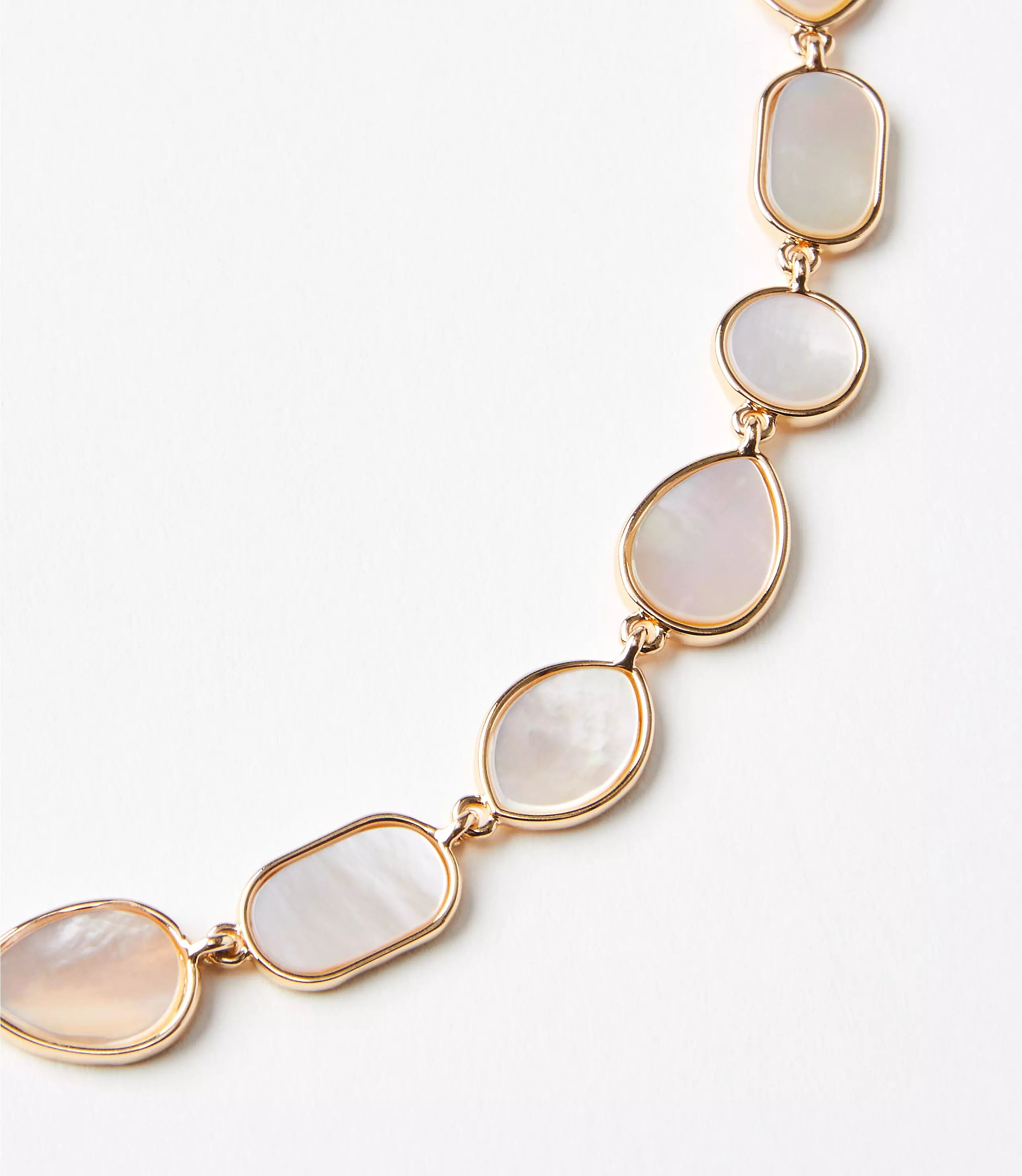 Mother Of Pearl Statement Necklace | LOFT