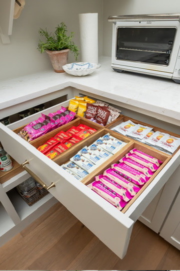 Drawer organizers allow every item in your drawer to have a designated home, creating structure for your snacks.

Is your pantry summer ready?  Admit it, it’s true. The first place your kids are heading when summer arrives is the SNACK ZONE! If your little people are in your pantry day in and day out, asking for food, moving things around, and eating their way through your supplies, a designated snack station may be just what you need to reinstate order and rein in the chaos.

#LTKmomlife #LTKHome #LTKKids