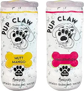 Nestpark Pup Claw Dog Toys - Funny Cute Plush Dog Toys with Squeaker - Parody (2 Pack) (Tropical ... | Amazon (US)