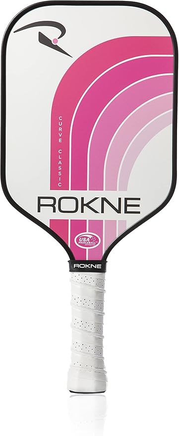 ROKNE Curve Classic Pickleball Paddle, USAPA Approved Pickle Ball Rackets, ProGrit Texture, Max S... | Amazon (US)