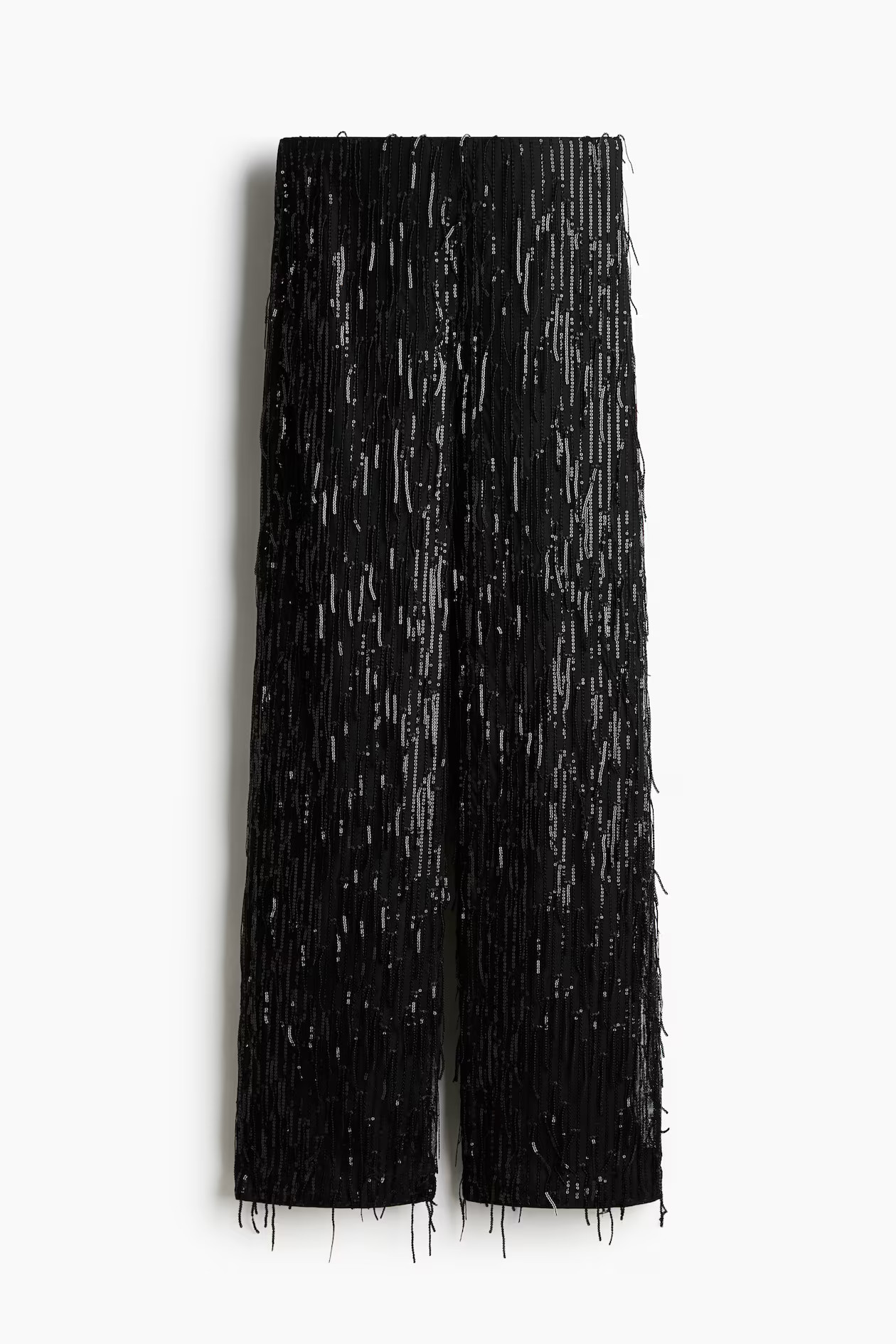 Sequined trousers - Black - Ladies | H&M GB | H&M (UK, MY, IN, SG, PH, TW, HK)