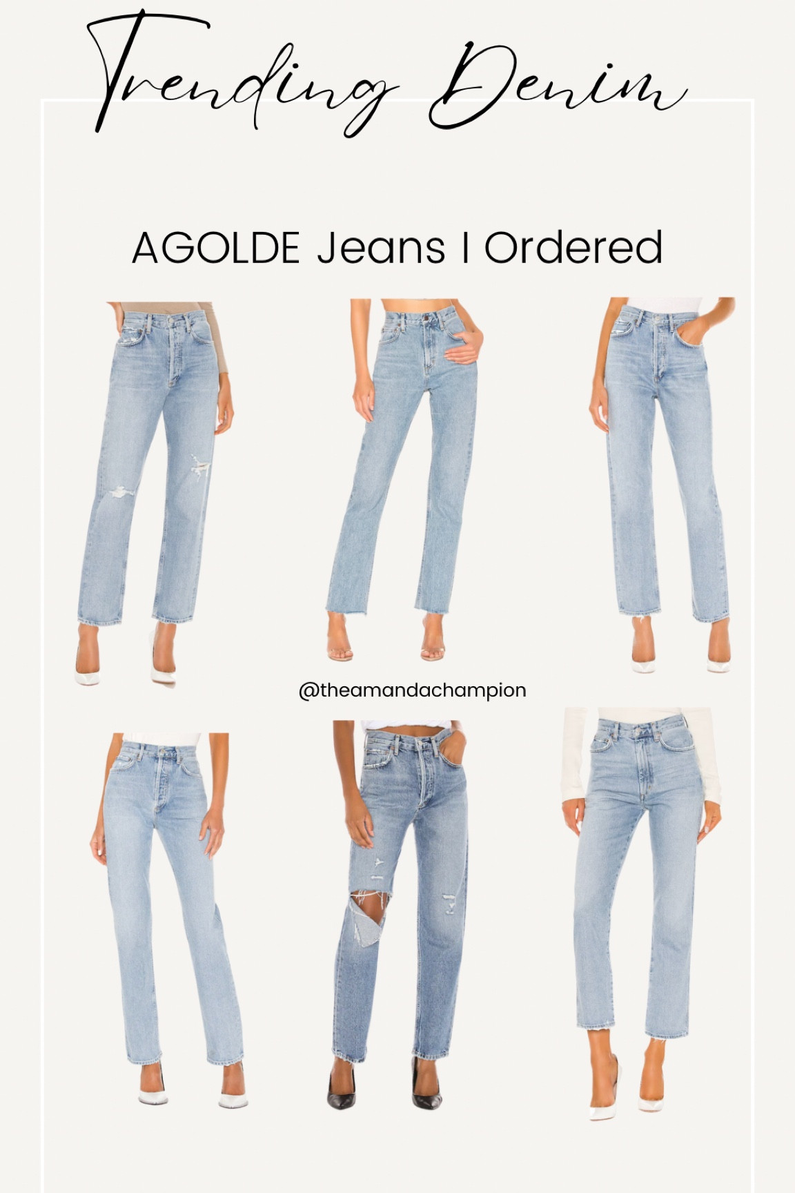 Can’t wait to try these on!

Trending denim
Agolde
90s
Relaxed
Boot cut
Women’s jeans 

#LTKFind #LTKitbag #LTKstyletip