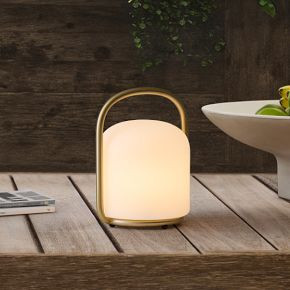 Remy Indoor/Outdoor Wireless Portable Table Lamp (7.5"–10") | West Elm (US)
