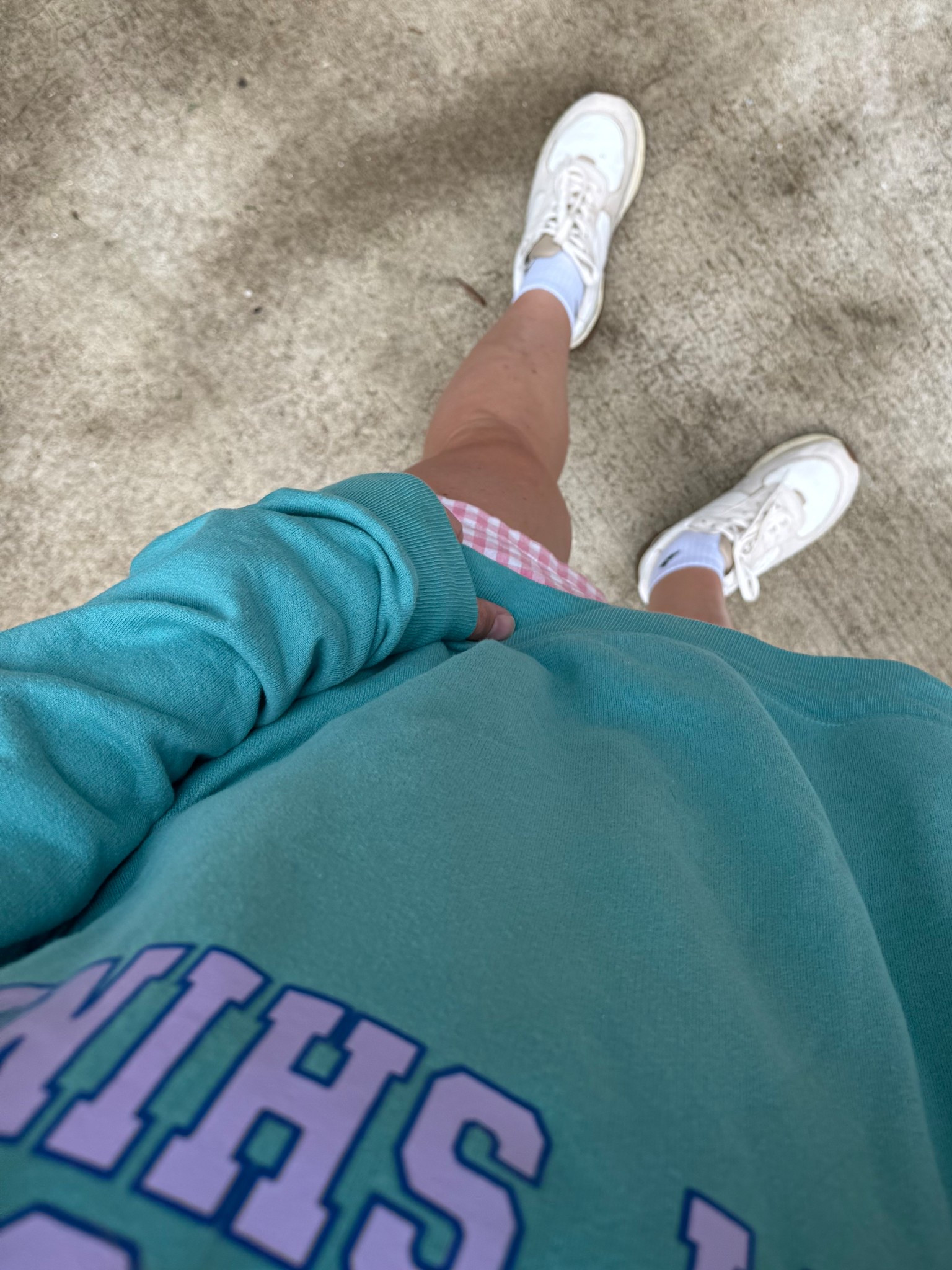 Cozy Mother’s Day fit— checkered boxer shorts and oversized tee with  my @shopbyhisgrace sweatshirt. 



#LTKStyleTip #LTKFamily #LTKActive